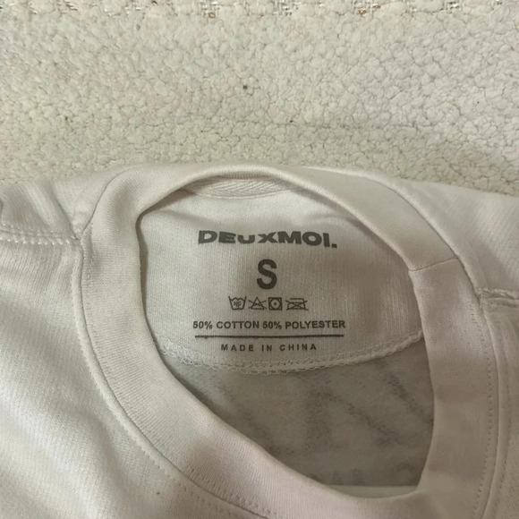 Deux Moi White Sushi Sweatshirt - Picture 4 of 4